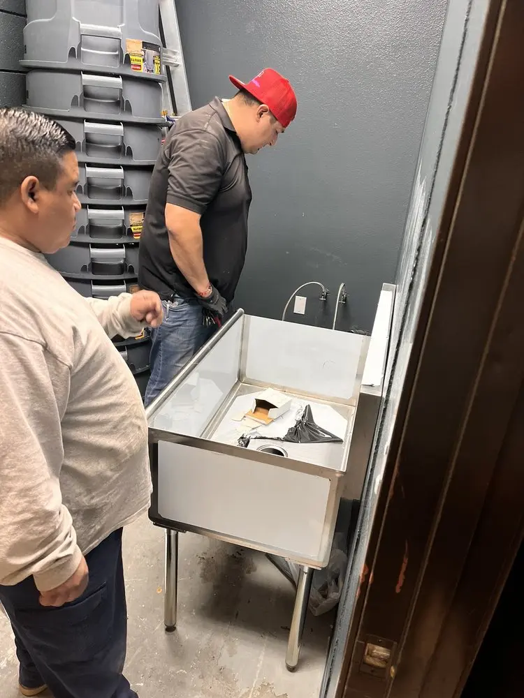 Commercial plumbing and sink installation in University District